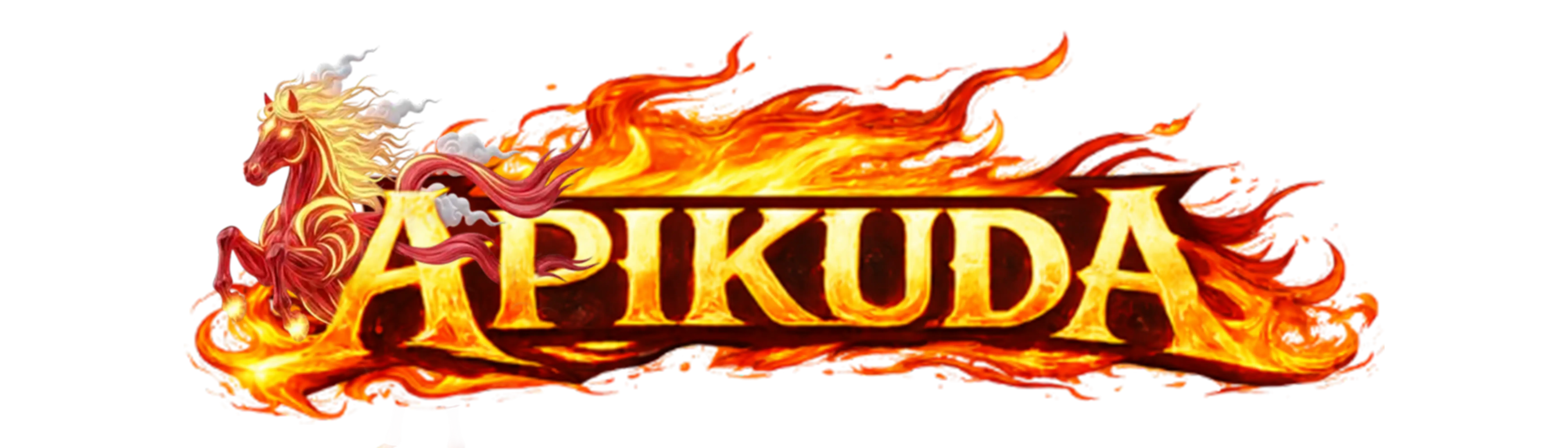 Logo APIKUDA platform game online yang seru dan menarik